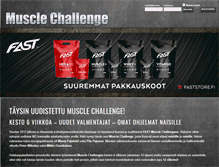 Tablet Screenshot of musclechallenge.fi